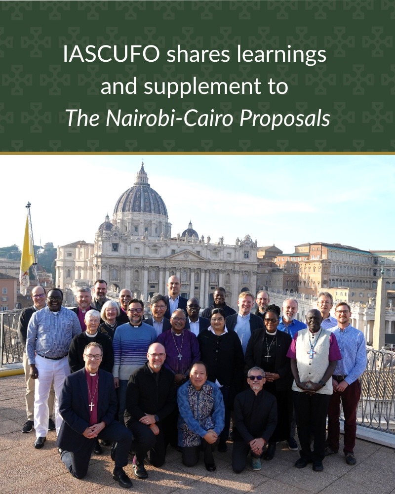 IASCUFO group photo with text announcing the Supplement to The Nairobi-Cairo Proposals.